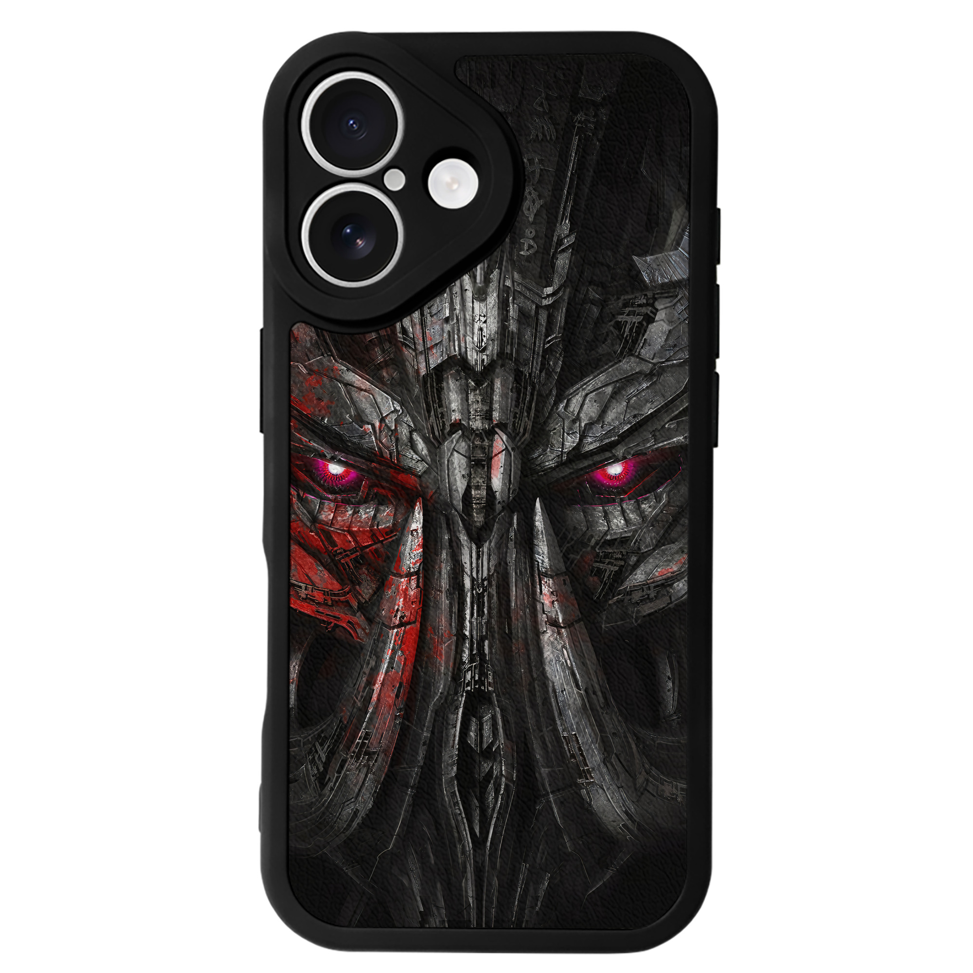 （画像用） Transformers トランスフォーマー 【iPhone 16シリーズ対応】シリコンスマホケース（レザー調） 材質：シリコン